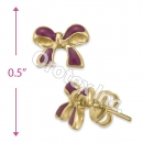 GLES 002 Gold Layered Stud Earrings